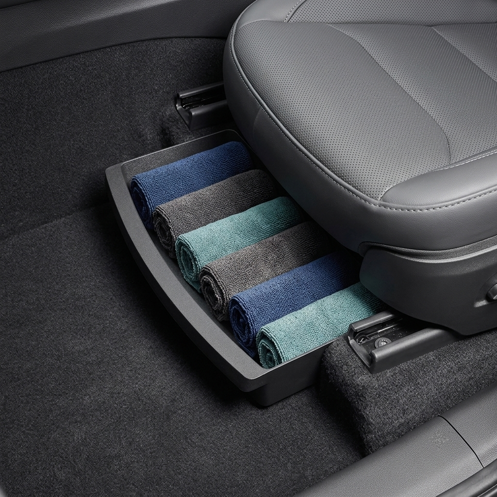 Under-Seat Storage Trays (2 pcs) for Model Y Juniper