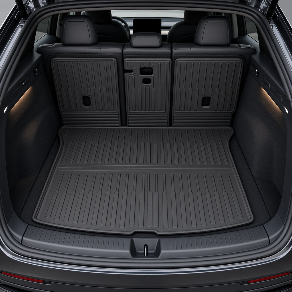 Rear Seat Back Protector + Trunk Mat 2-in-1 for Model Y Juniper