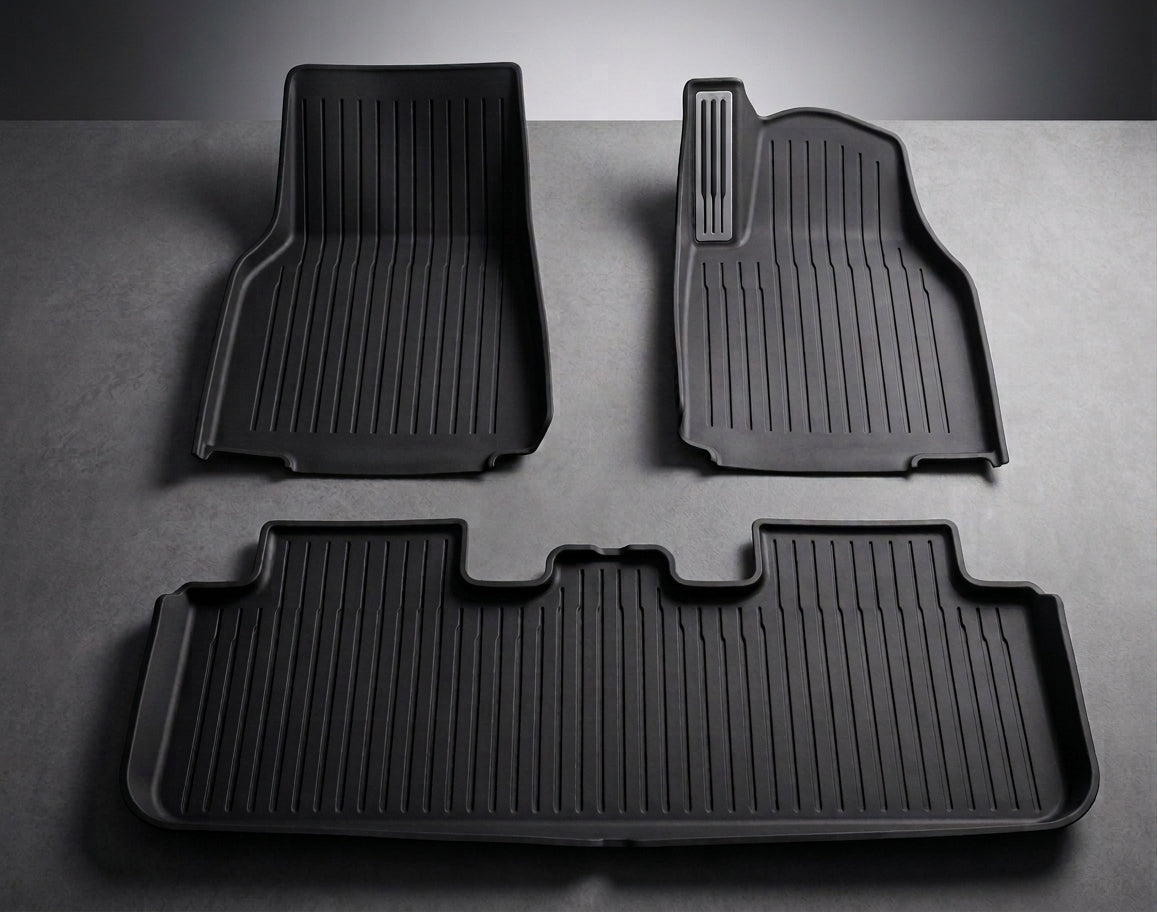 All-Weather Floor Mats for Model Y Juniper
